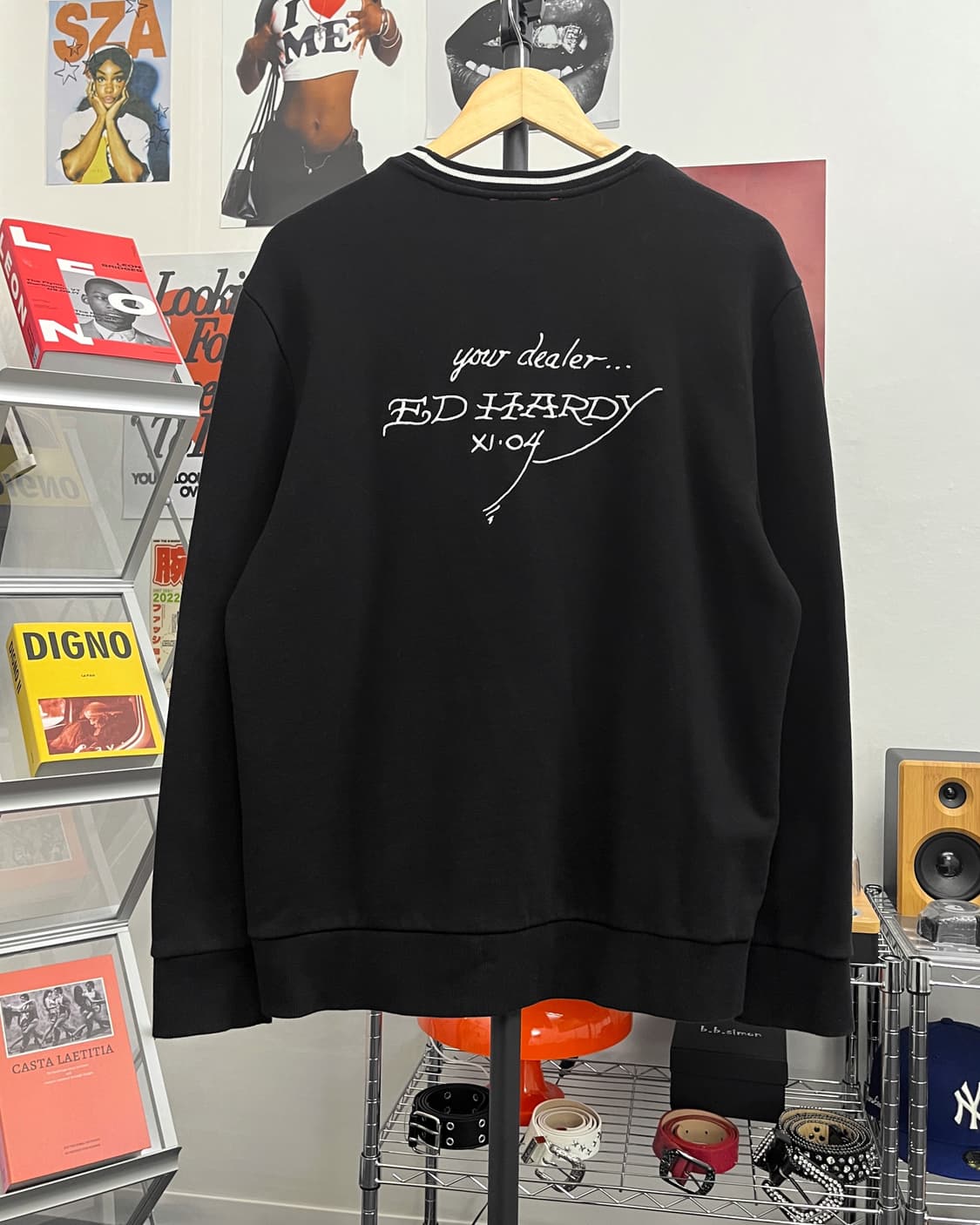 에드하디 00s 그래픽 스웻 맨투맨 상품이미지7