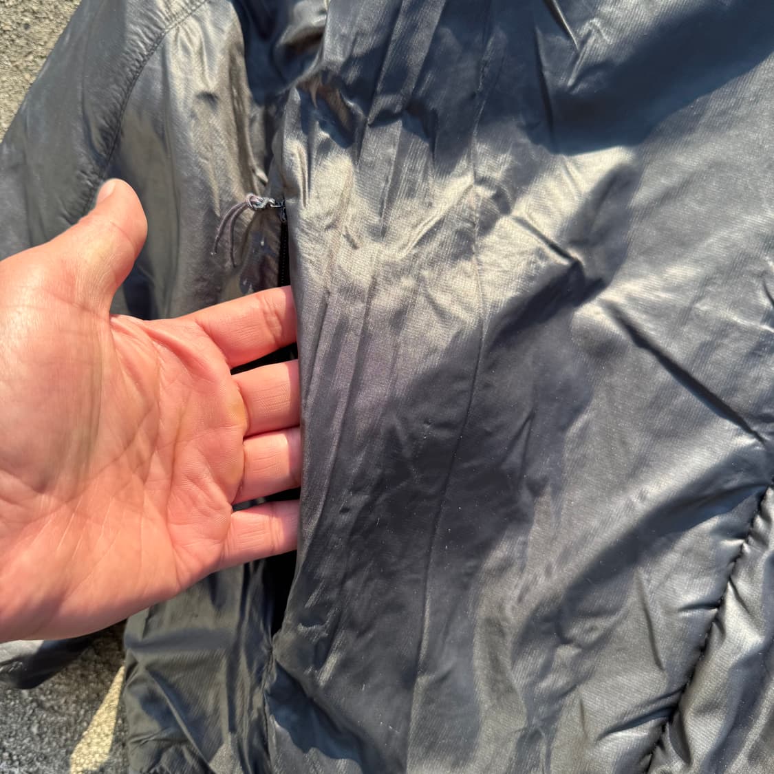 [M] Montbell 몽벨 경량 패딩 자켓 상품이미지7