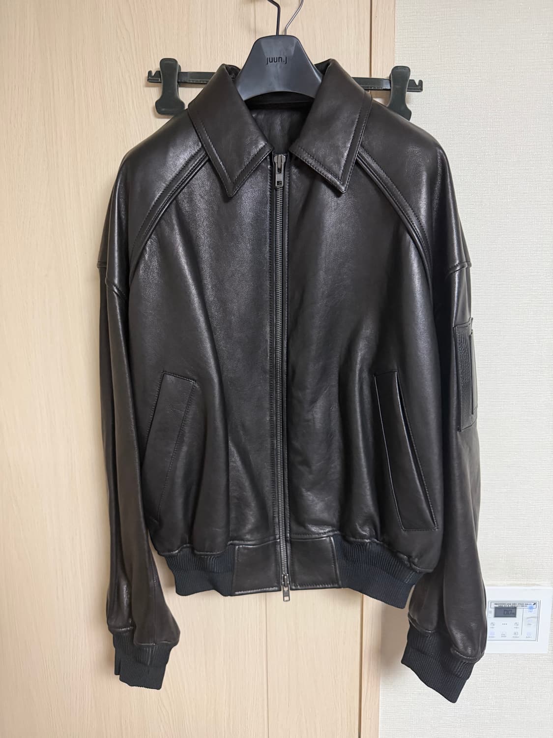 준지 259 양가죽 마원 레더 자켓 상품이미지1