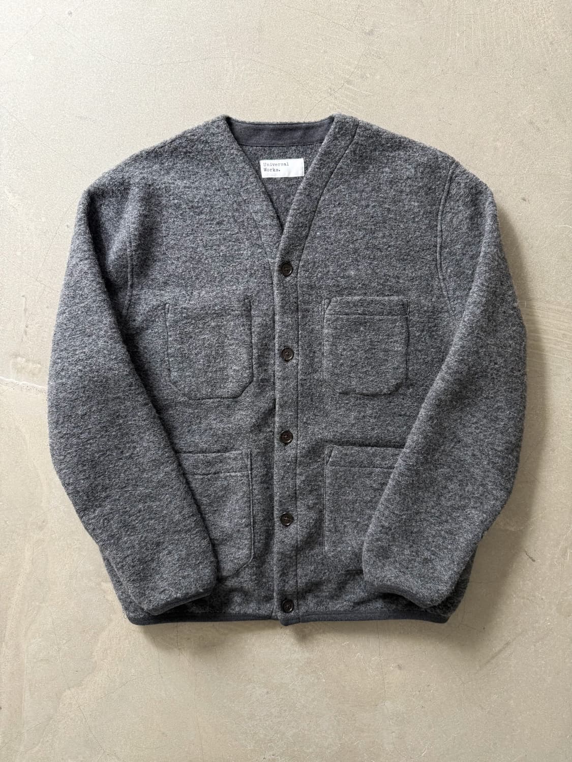 UNIVERSAL WORKS WOOL FLEECE CARDIGAN 상품이미지2