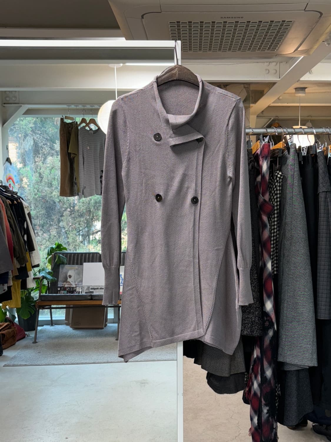 Gianni lo giudice 더블 브레스티드 실크 가디건 상품이미지1