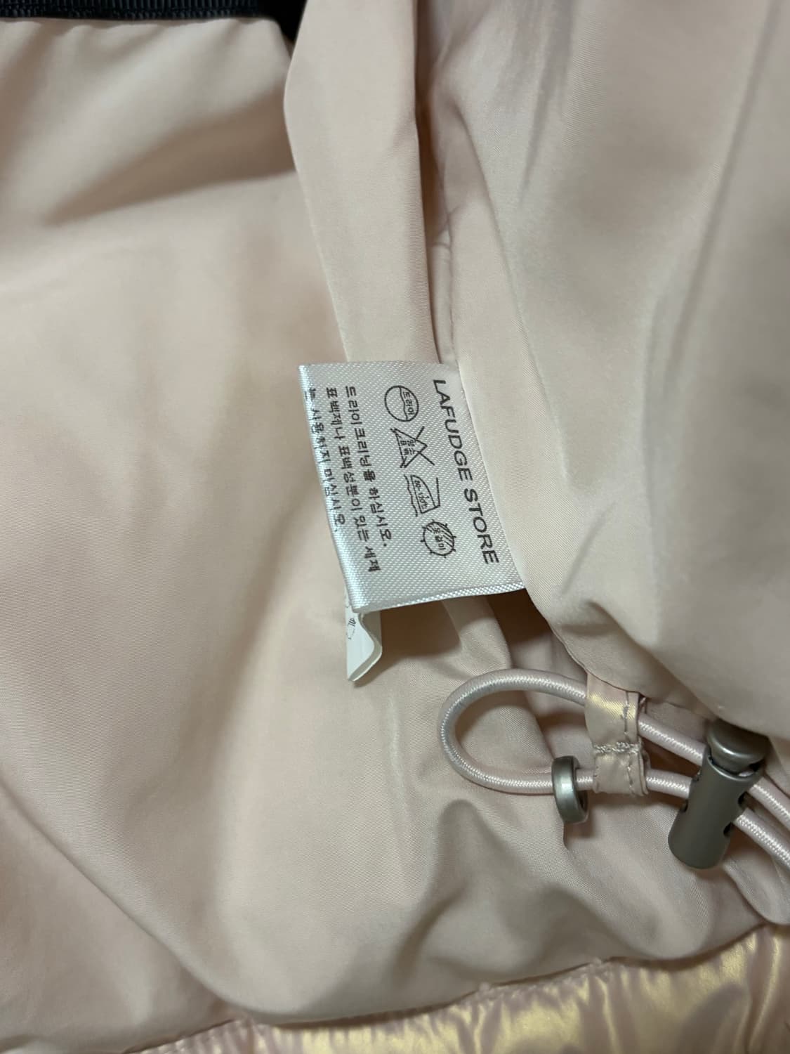 라퍼지포우먼 핑크 글로시패딩 상품이미지5