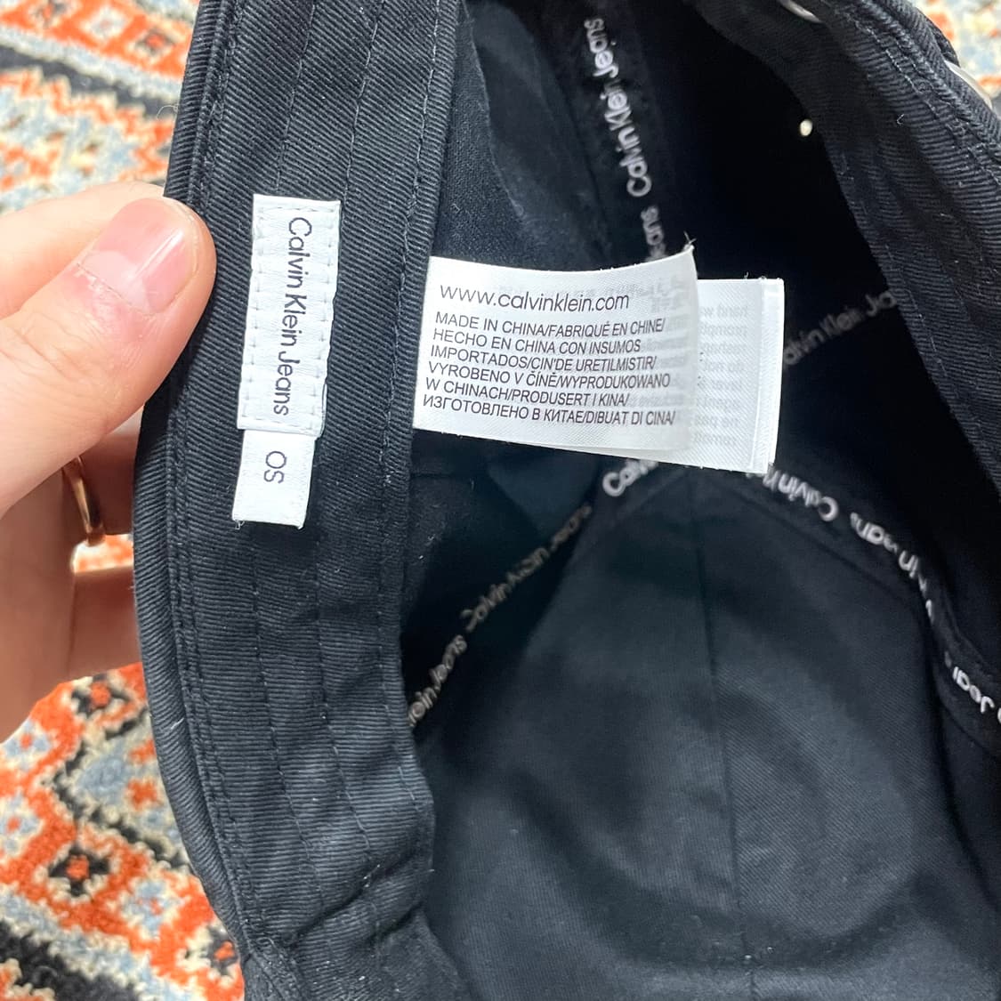 CK 블랙 볼캡 모자 FREE 상품이미지6