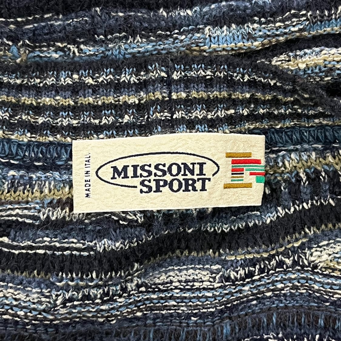 [정품] 미쏘니 스트라이프 패턴 가디건 b14 상품이미지5