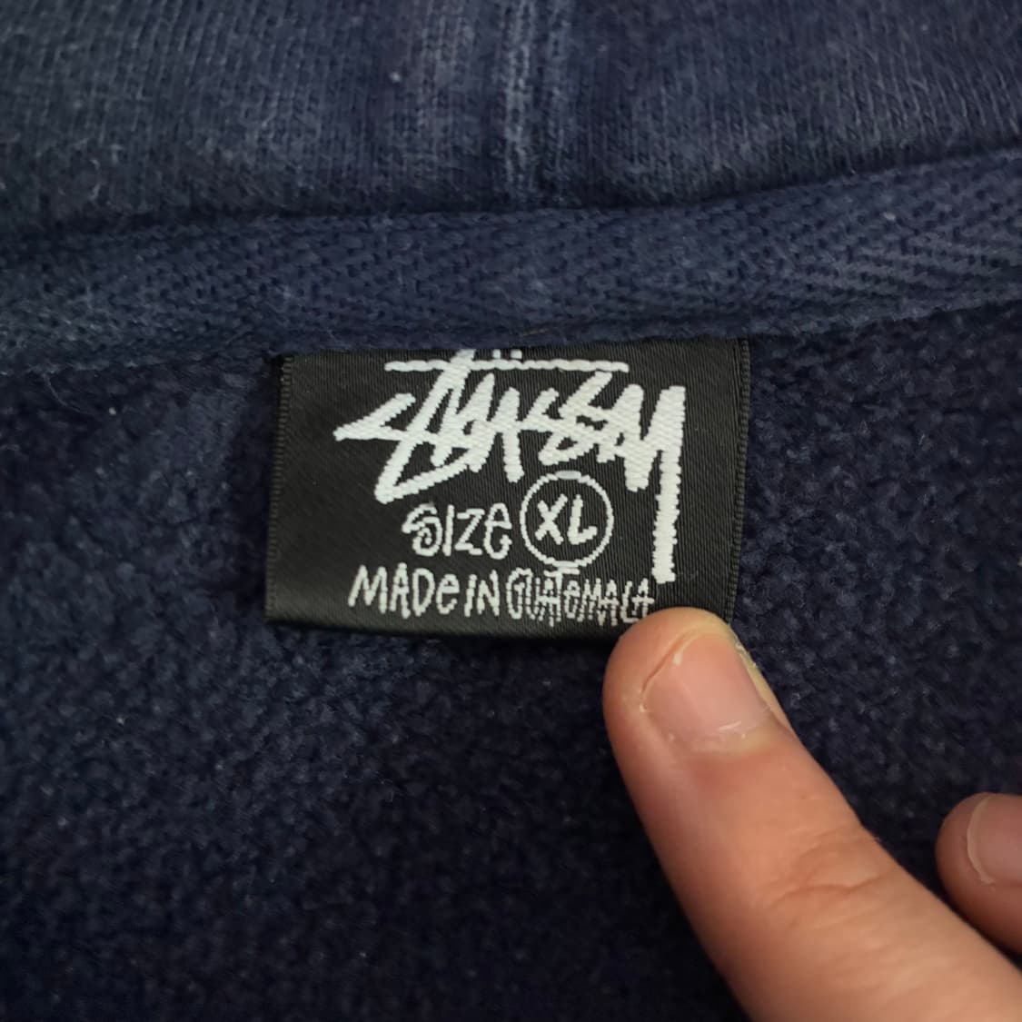 Stussy 스투시 네이비 스탁 후드티 상품이미지7