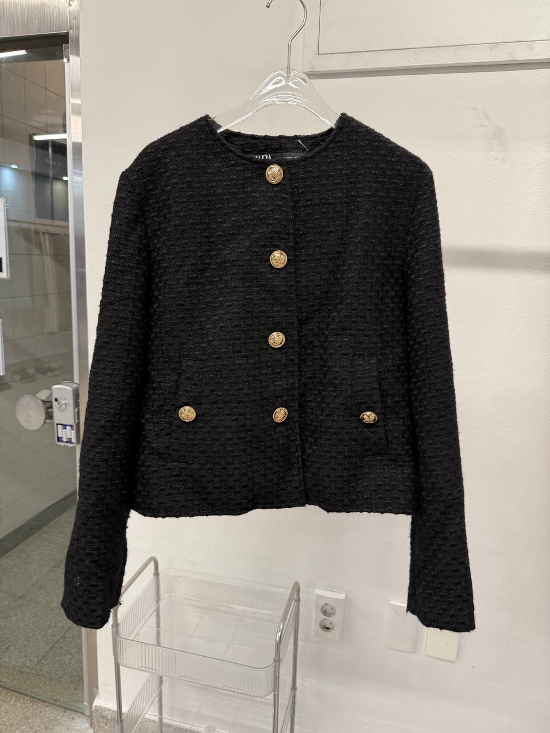 ZARA Black tweed blazer  상품이미지1