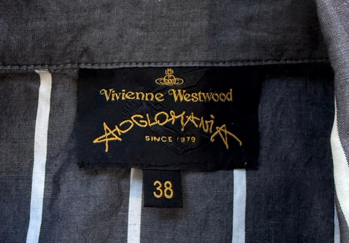 비비안 웨스트우드 스트라이프 비대칭 셔츠 상품이미지9