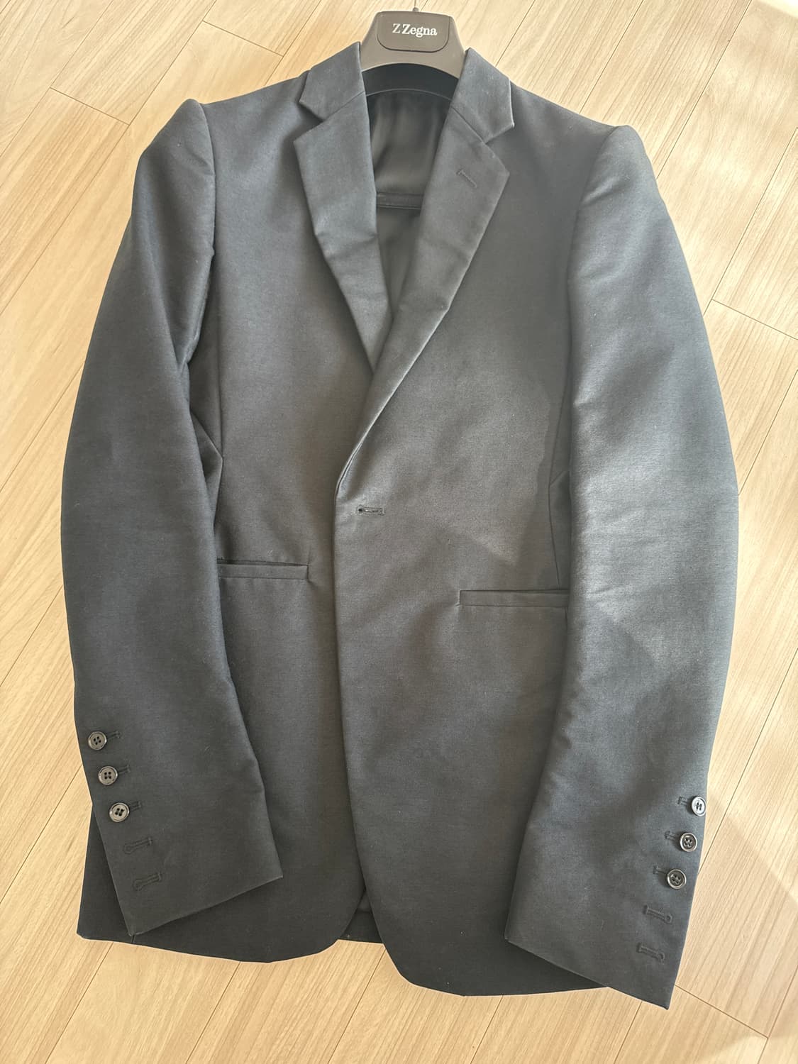 릭오웬스 다크 네이비 컬러 코튼자켓 상품이미지6