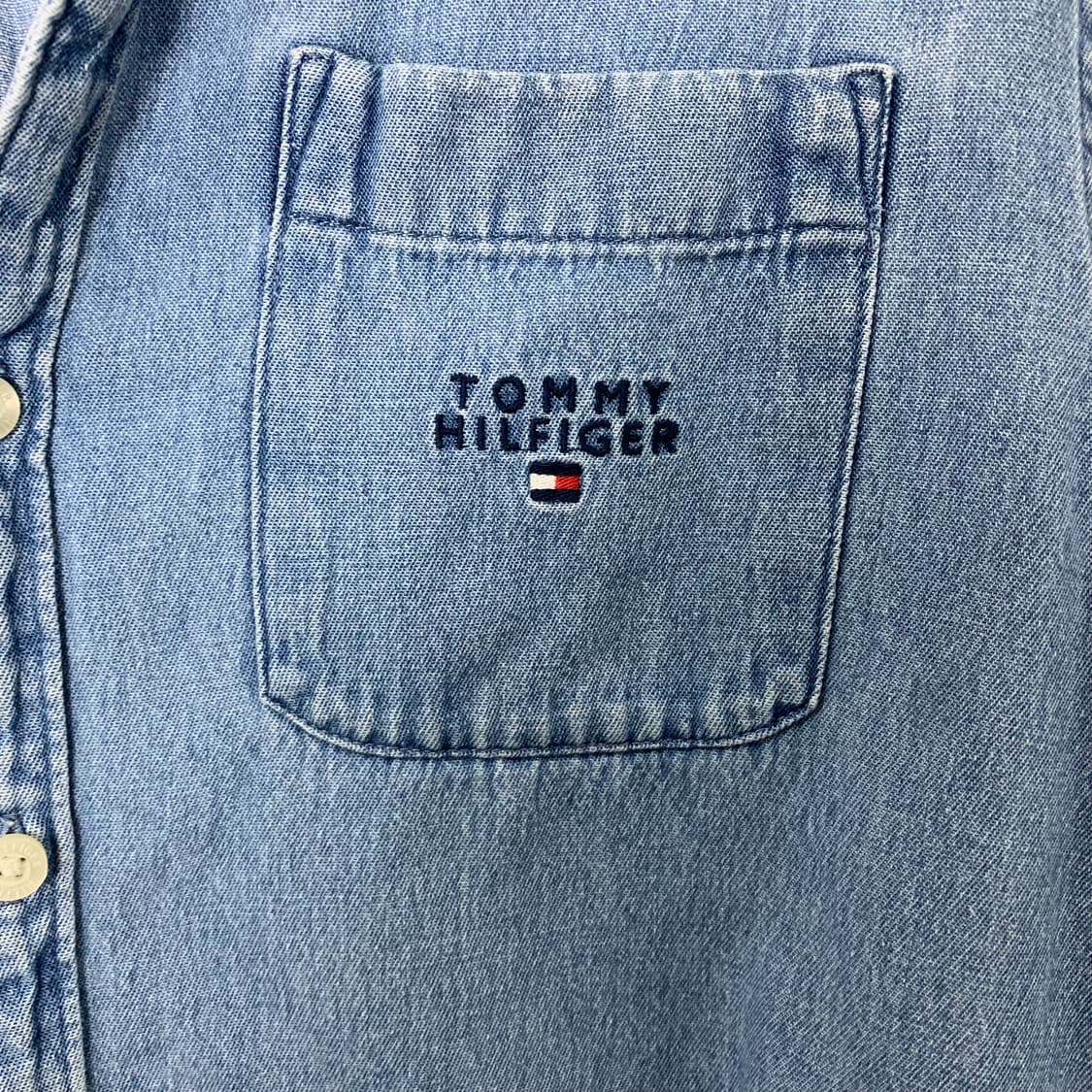 타미힐피거 포켓 데님 셔츠 상품이미지4