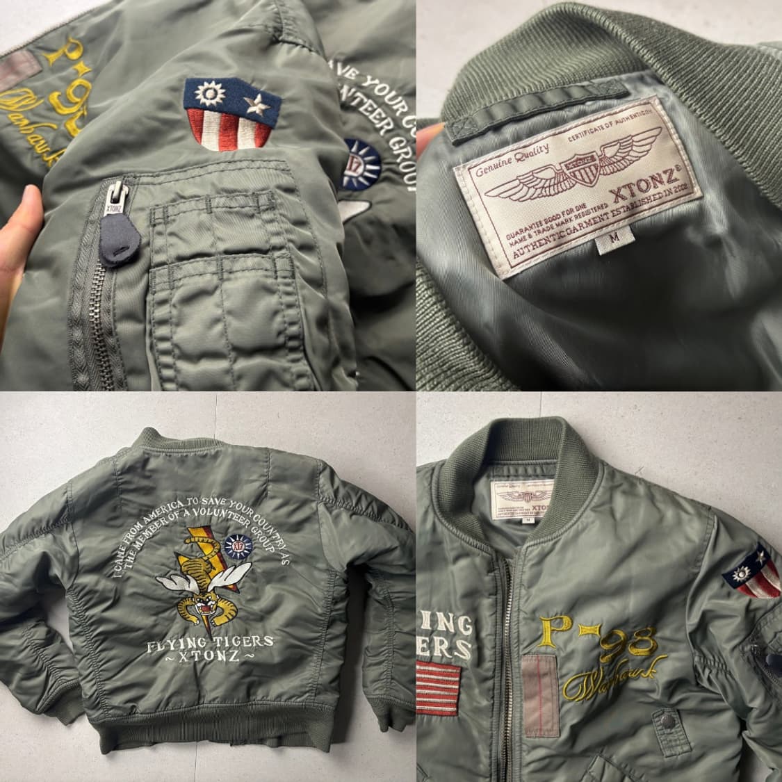 빈티지 항공점퍼 상품이미지3