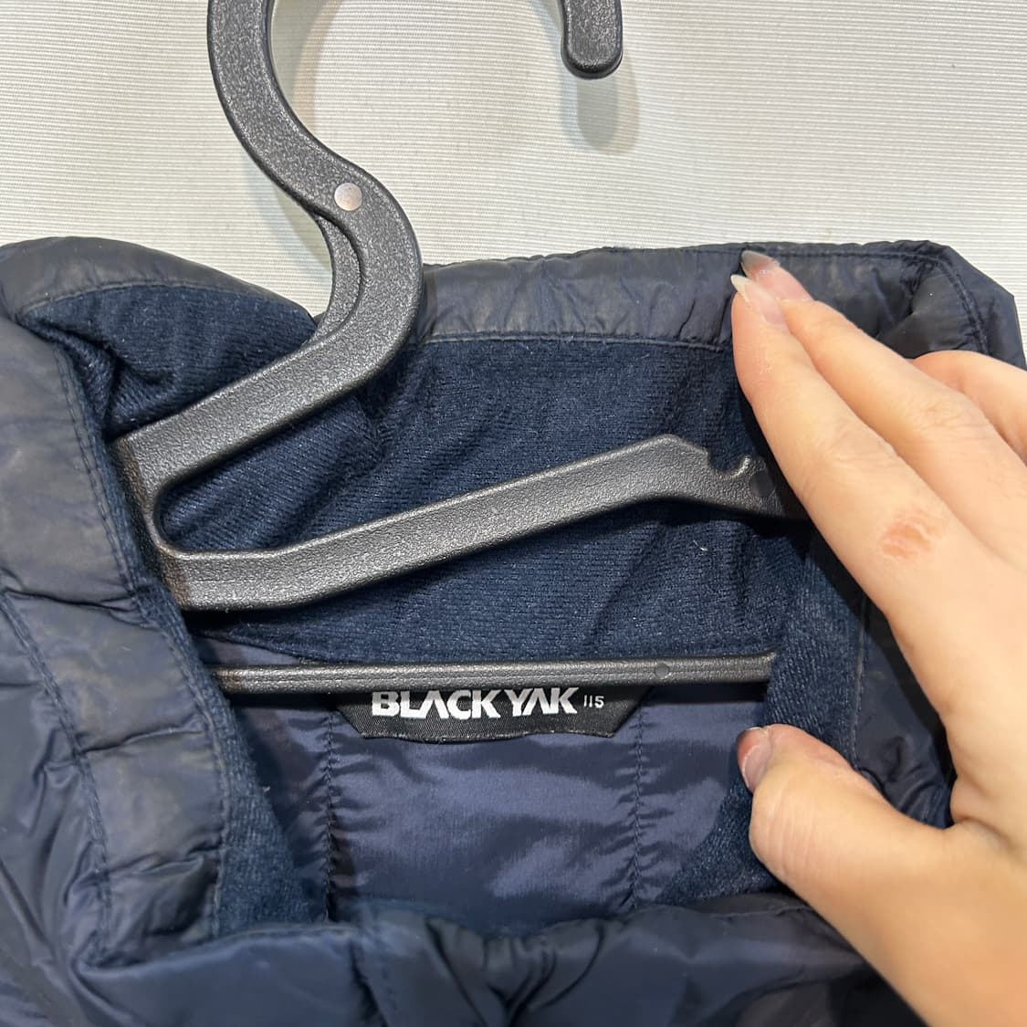 빅사이즈 블랙야크 남성 거위털 경량패딩 115 상품이미지2