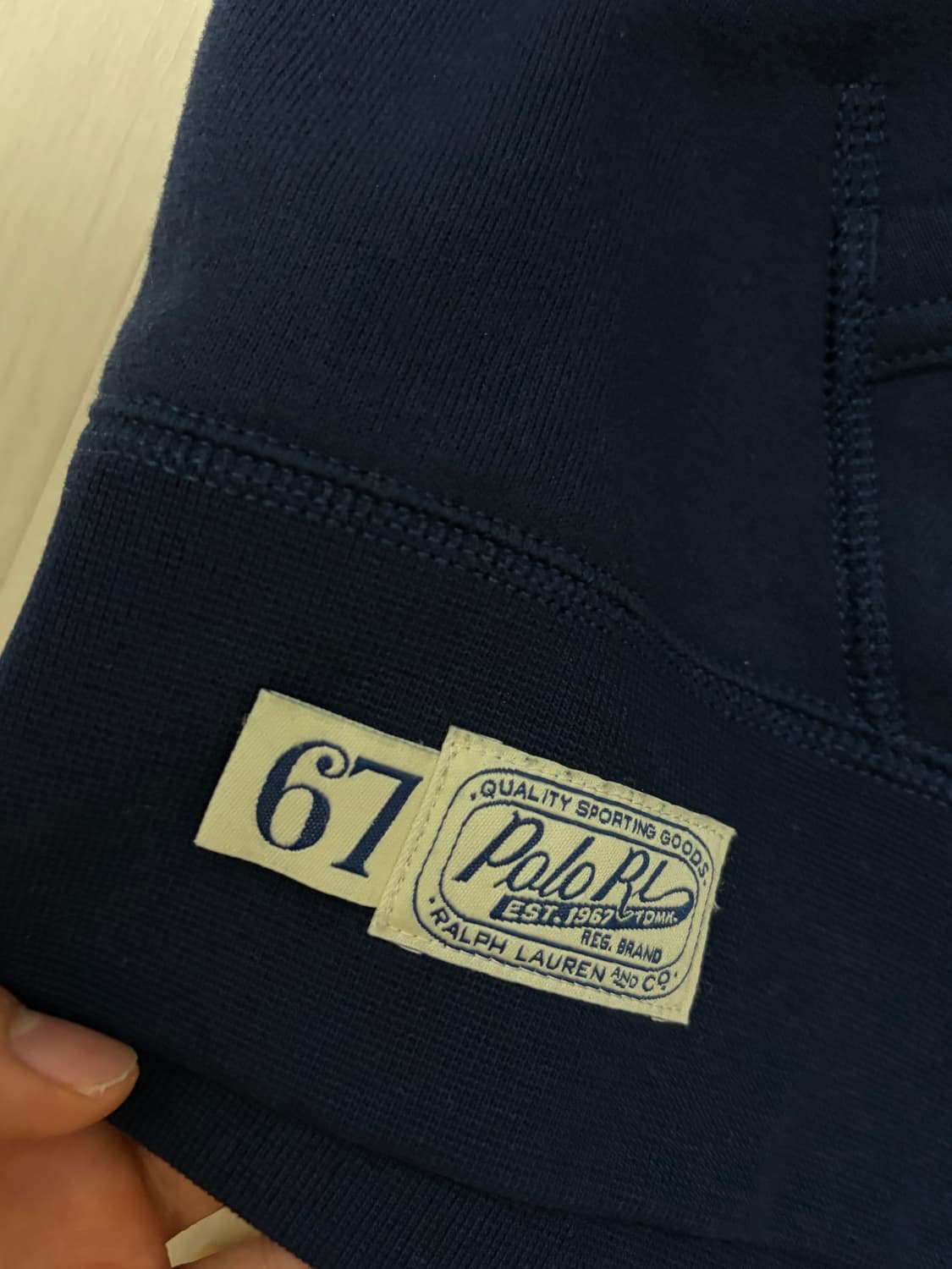 폴로 랄프로렌 빅로고 네이비 후드티 L 상품이미지4