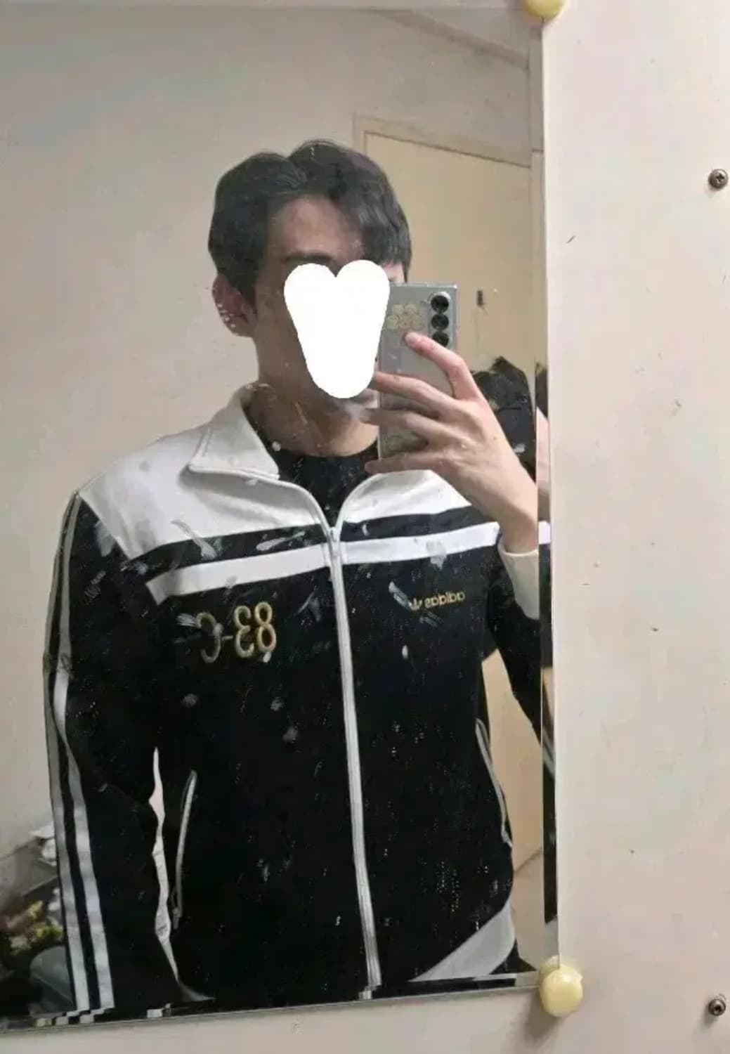 아디다스 00s 올드스쿨 베켄바우어 블랙 화이트 트랙탑 져지 100 L 상품이미지1