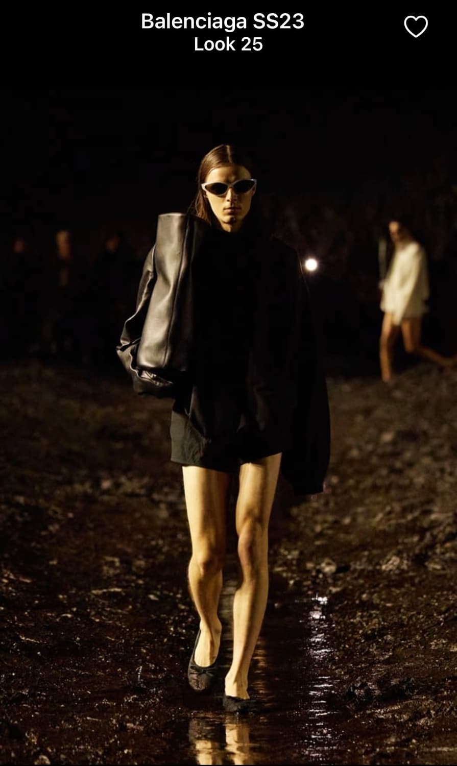 [41] 발렌시아가 레오폴드 발레리나 슈즈 블랙 상품이미지2