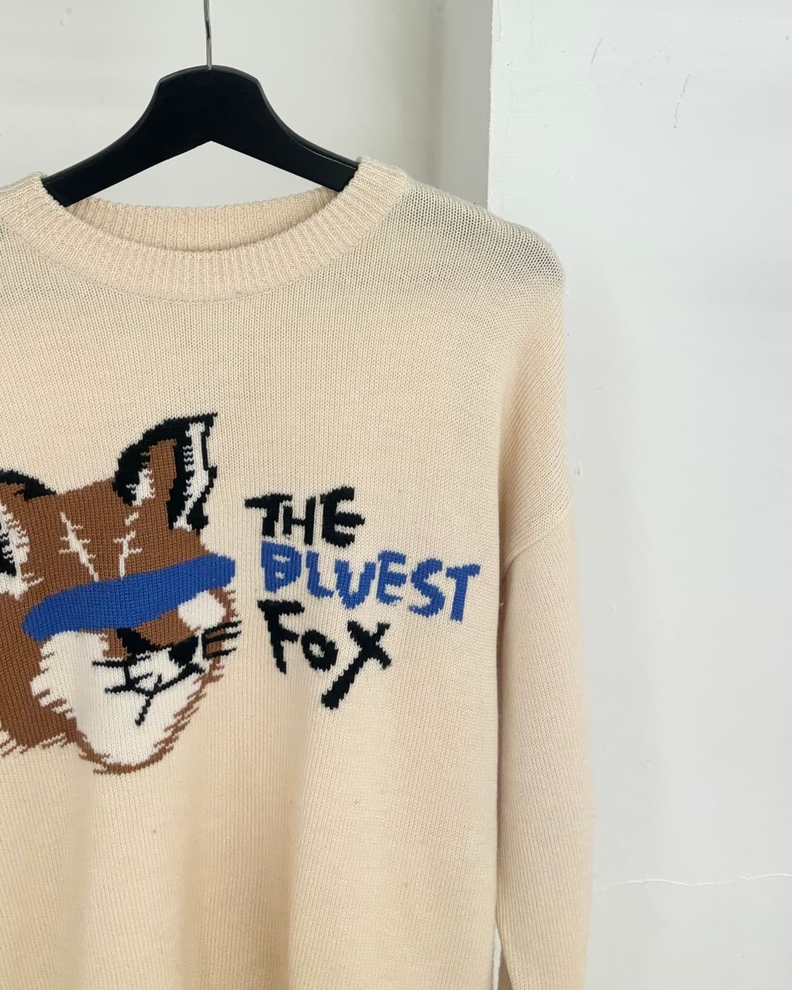 아더에러 x 메종 키츠네 블루 폭스 울 니트 상품이미지4