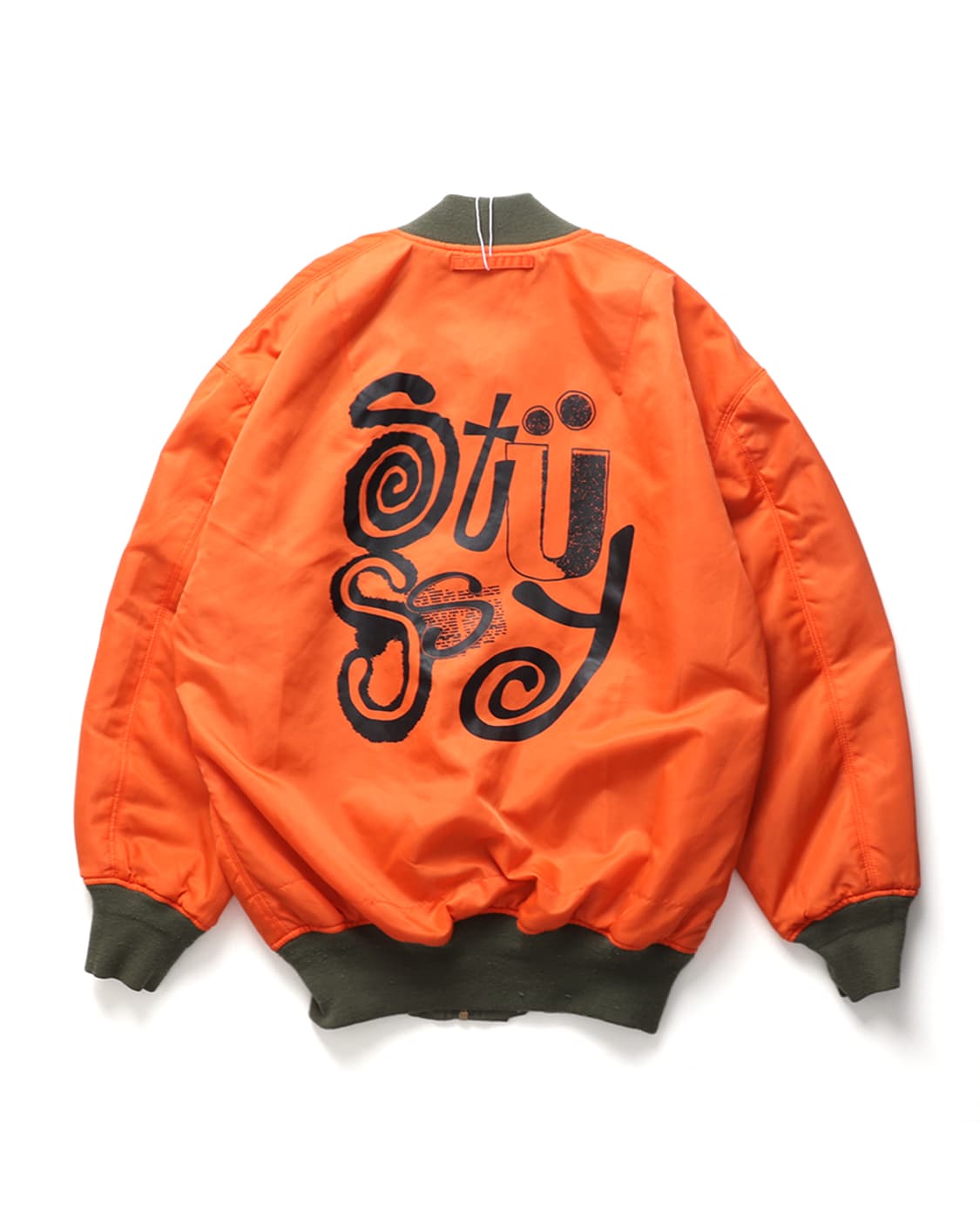 스투시 STUSSY Jacquard Logo Reversible MA-1 상품이미지5