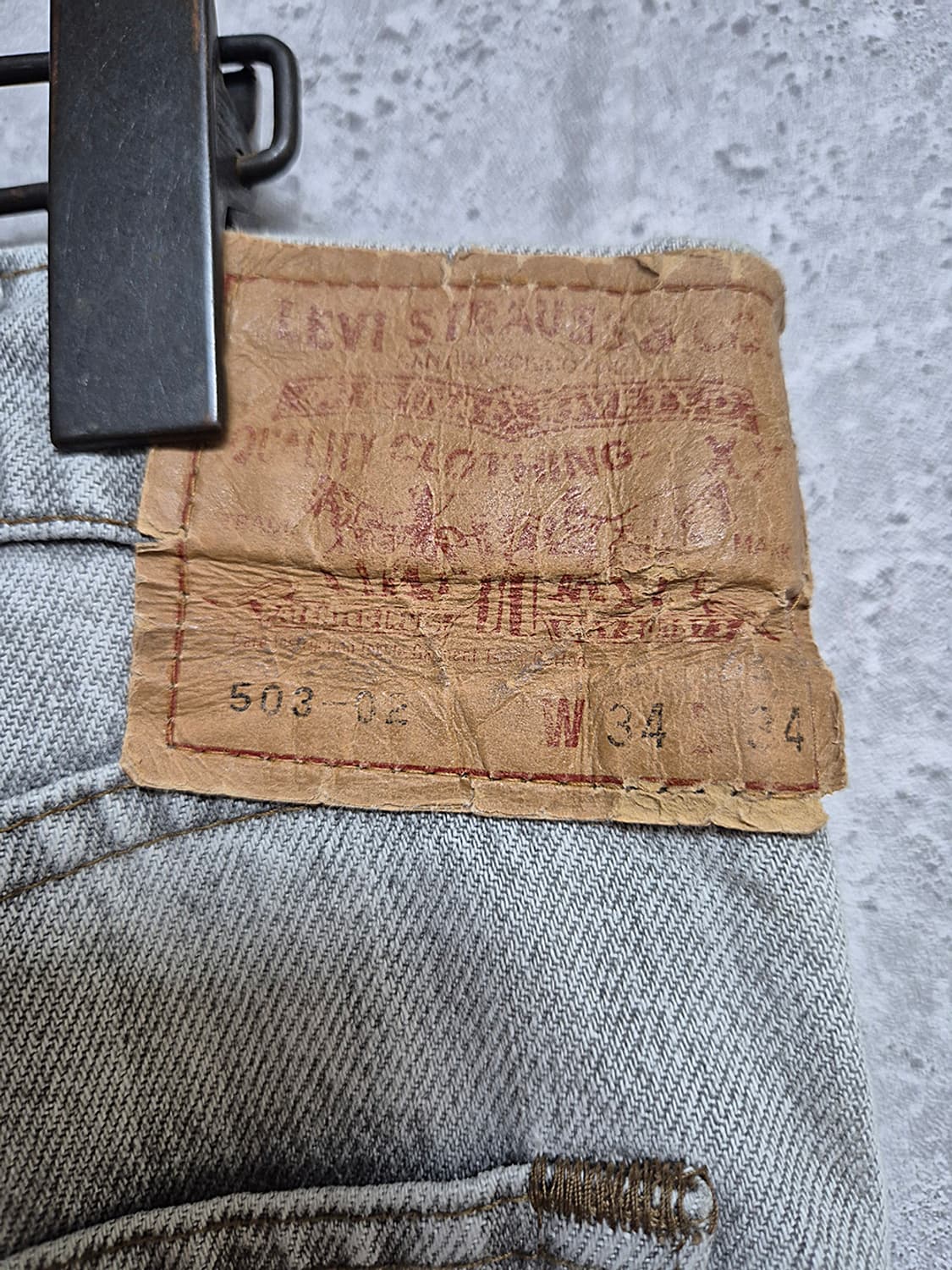 LEVIS 503-02 리바이스 (34, Made In Japan) 상품이미지5