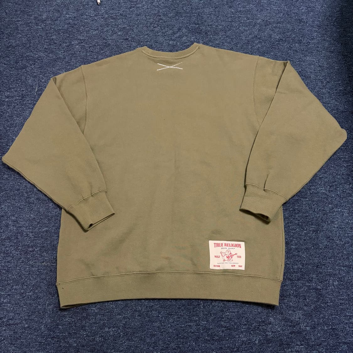 트루릴리전 카키 맨투맨 상품이미지5