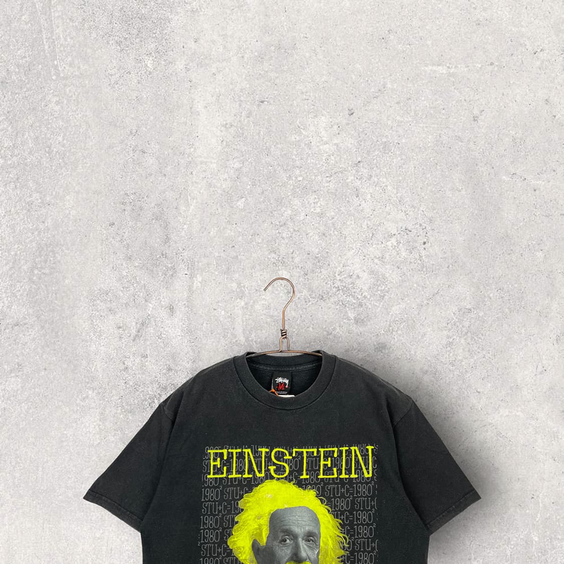스투시 00‘s 아인슈타인 프린팅 반팔 상품이미지3