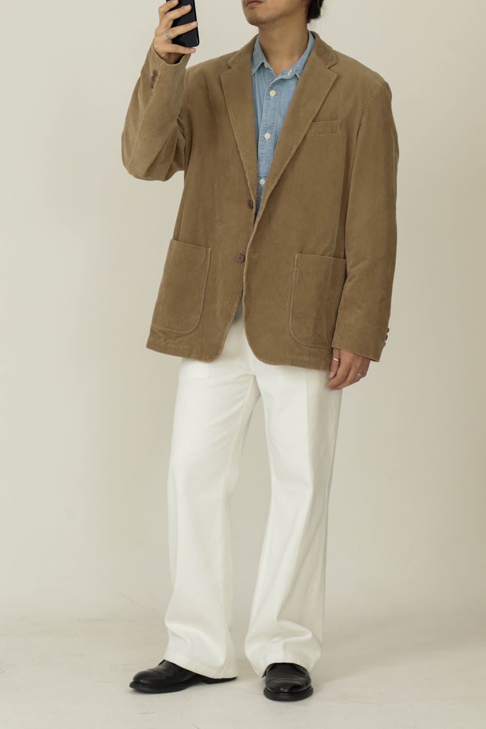 유니클로 코듀로이 투버튼 블레이저 XXL 상품이미지2