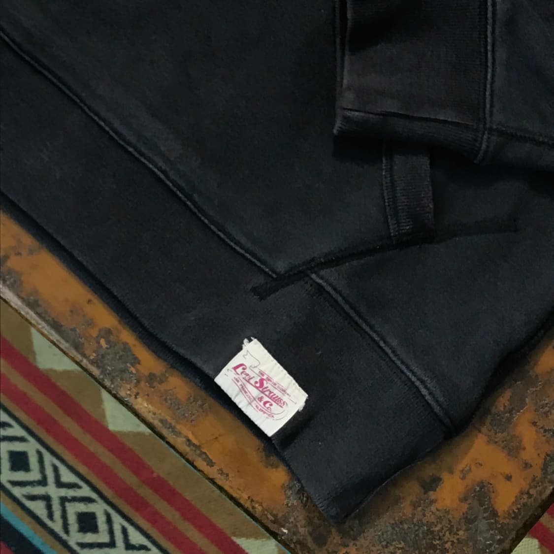 리바이스 에이징 네이비 프린팅 쭈리 후디 남성 105 사이즈 상품이미지4