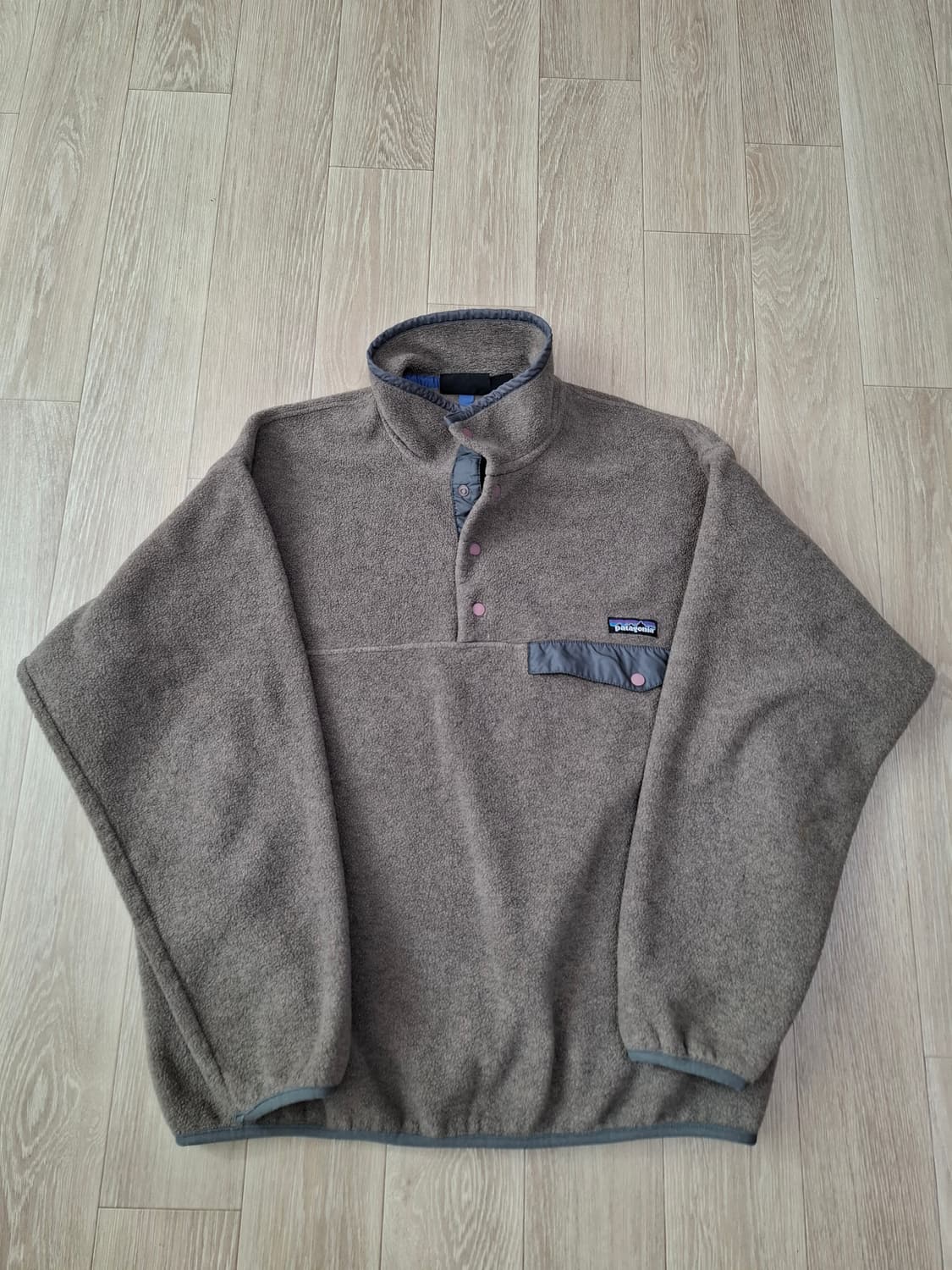 L 빈티지 90S USA메이드 파타고니아 신칠라 브라운 상품이미지1