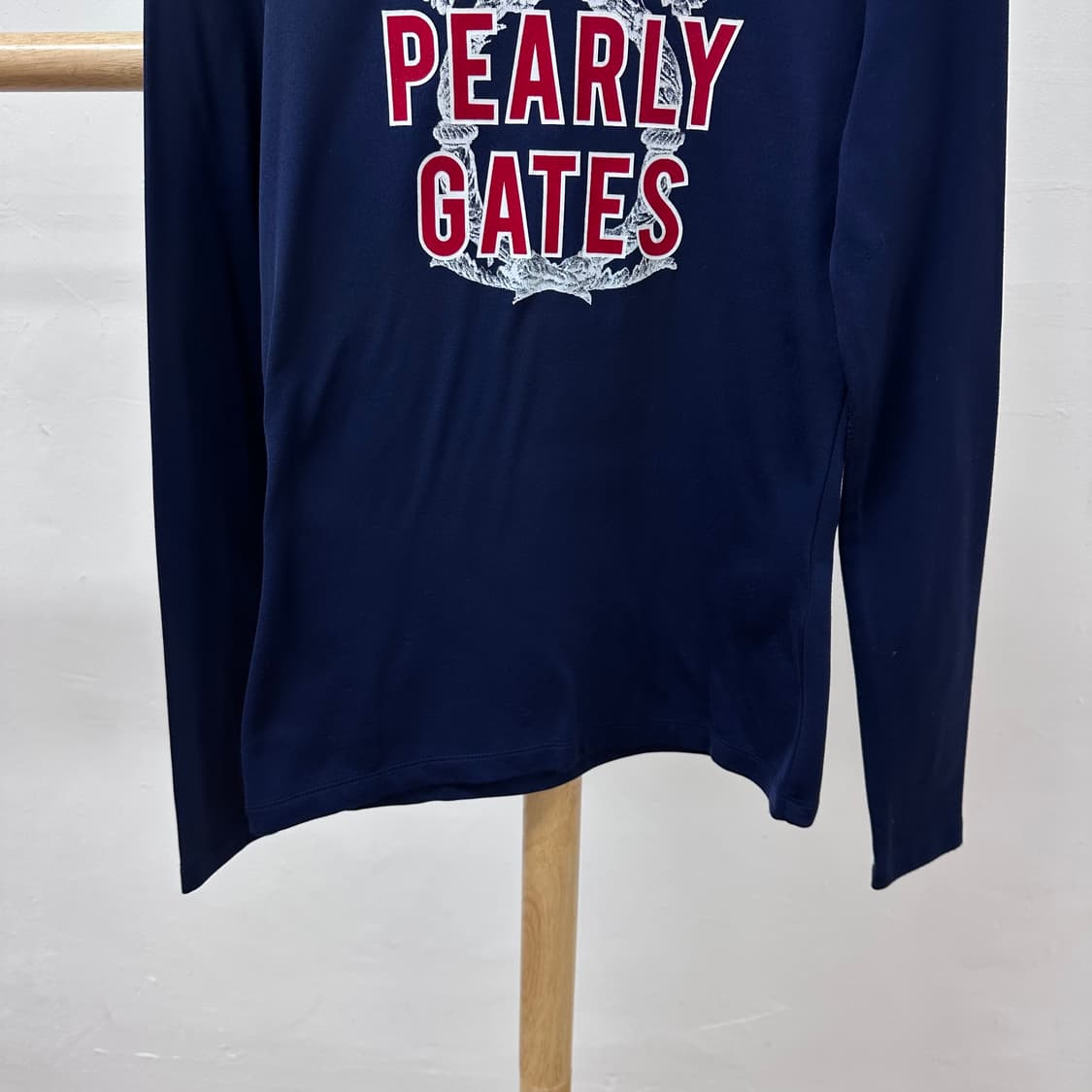 파리게이츠 골프웨어 폴라넥 긴팔 티셔츠 네이비 0사이즈 J28 상품이미지3