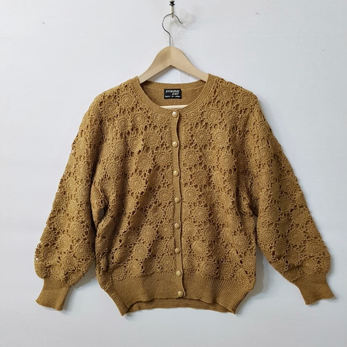 EVERYDAY 모 100% 가디건 카멜 상품이미지1