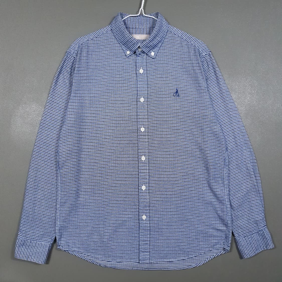 L) 빈폴 신형 20fw 2도 하운드투스 셔츠 버튼다운 나노체크 남방 상품이미지1
