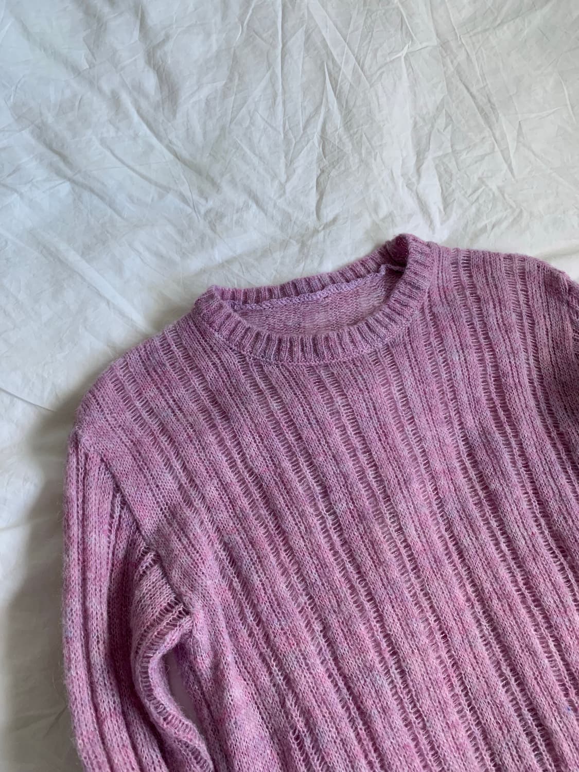 솜사탕 핑크 니트 상품이미지3