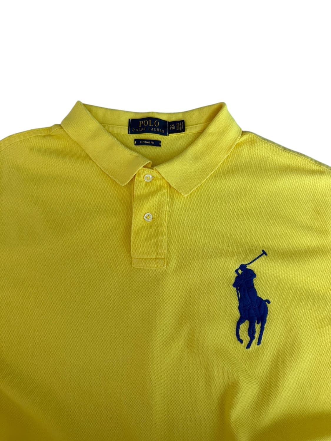 폴로 랄프로렌 빅포니 옐로우 피케이 티셔츠 상품이미지4
