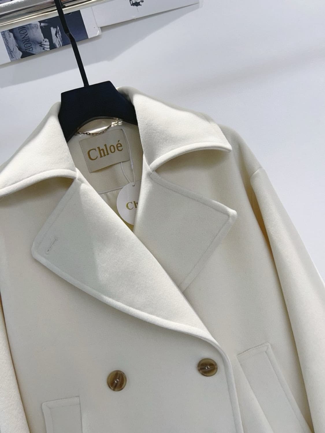 26SS 끌로에 더블브레스트숏코트 상품이미지8