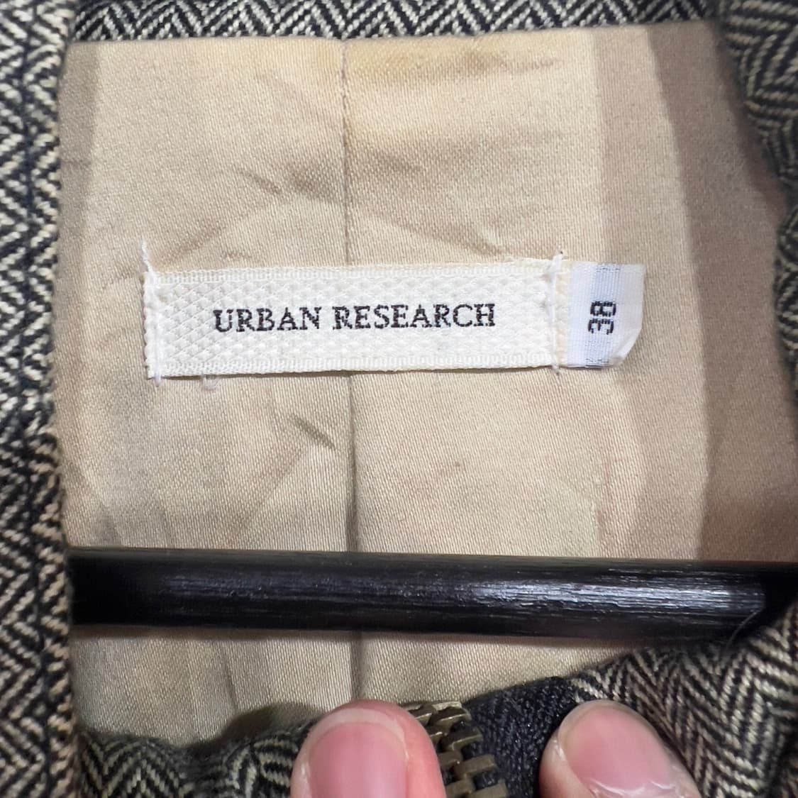 어반 리서치 헤링본 자켓 상품이미지5