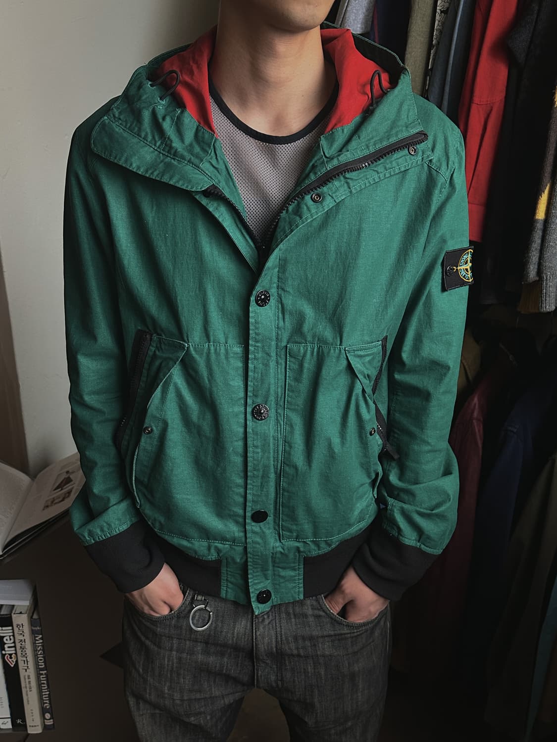 13SS 스톤아일랜드 텔라스텔라 후드 자켓 상품이미지4