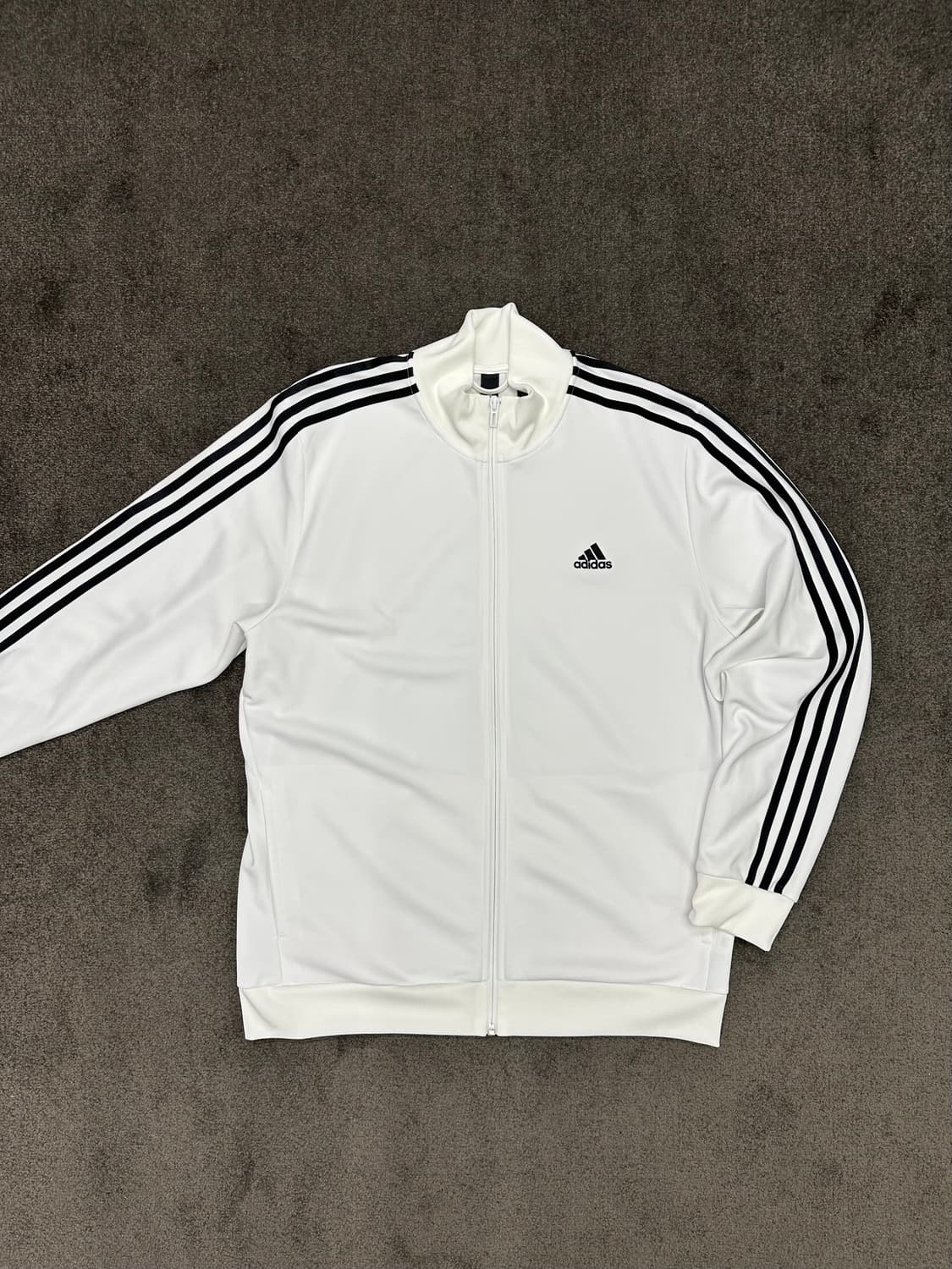 아디다스 흰색 3선 져지 XL 상품이미지1
