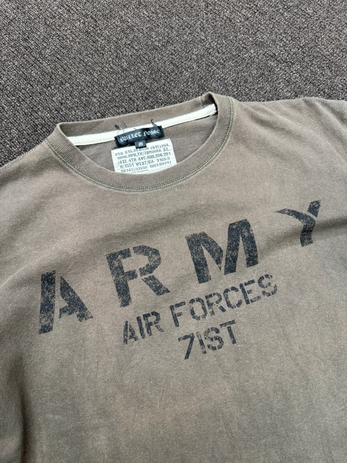 M)Japanese vintage ARMY 프린팅 포켓 롱슬리브 상품이미지2
