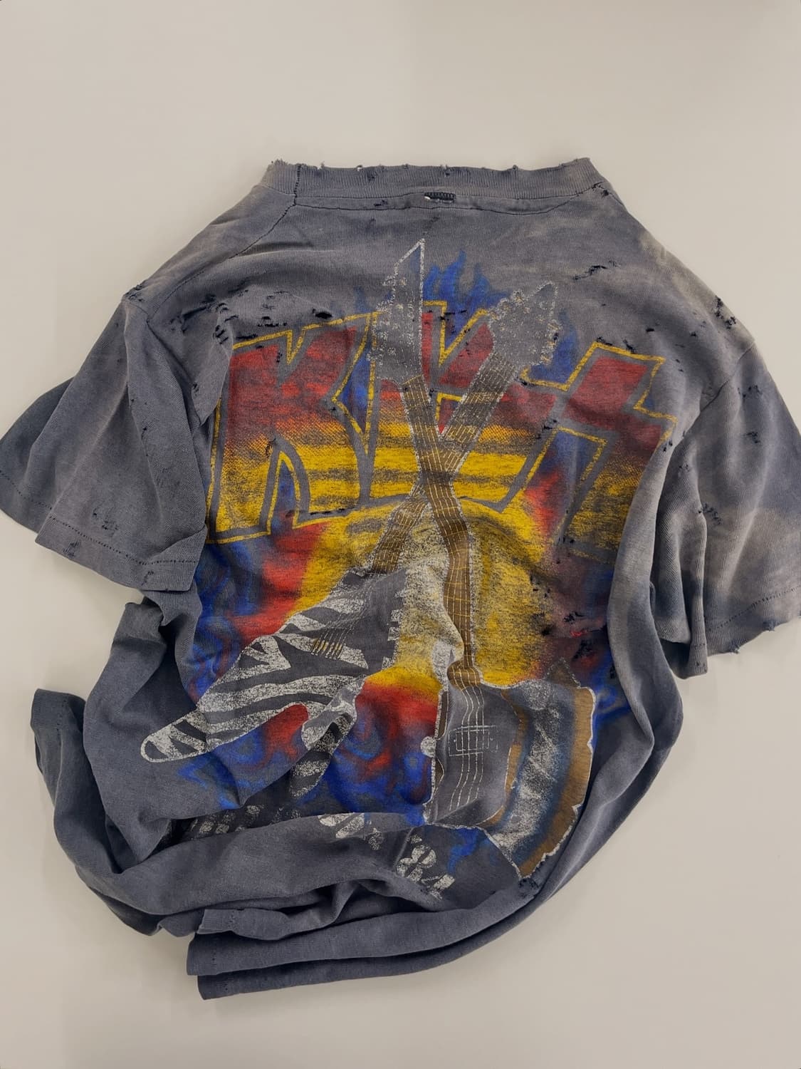 Vintage KISS 1984 World Tour  T-shirt 상품이미지3