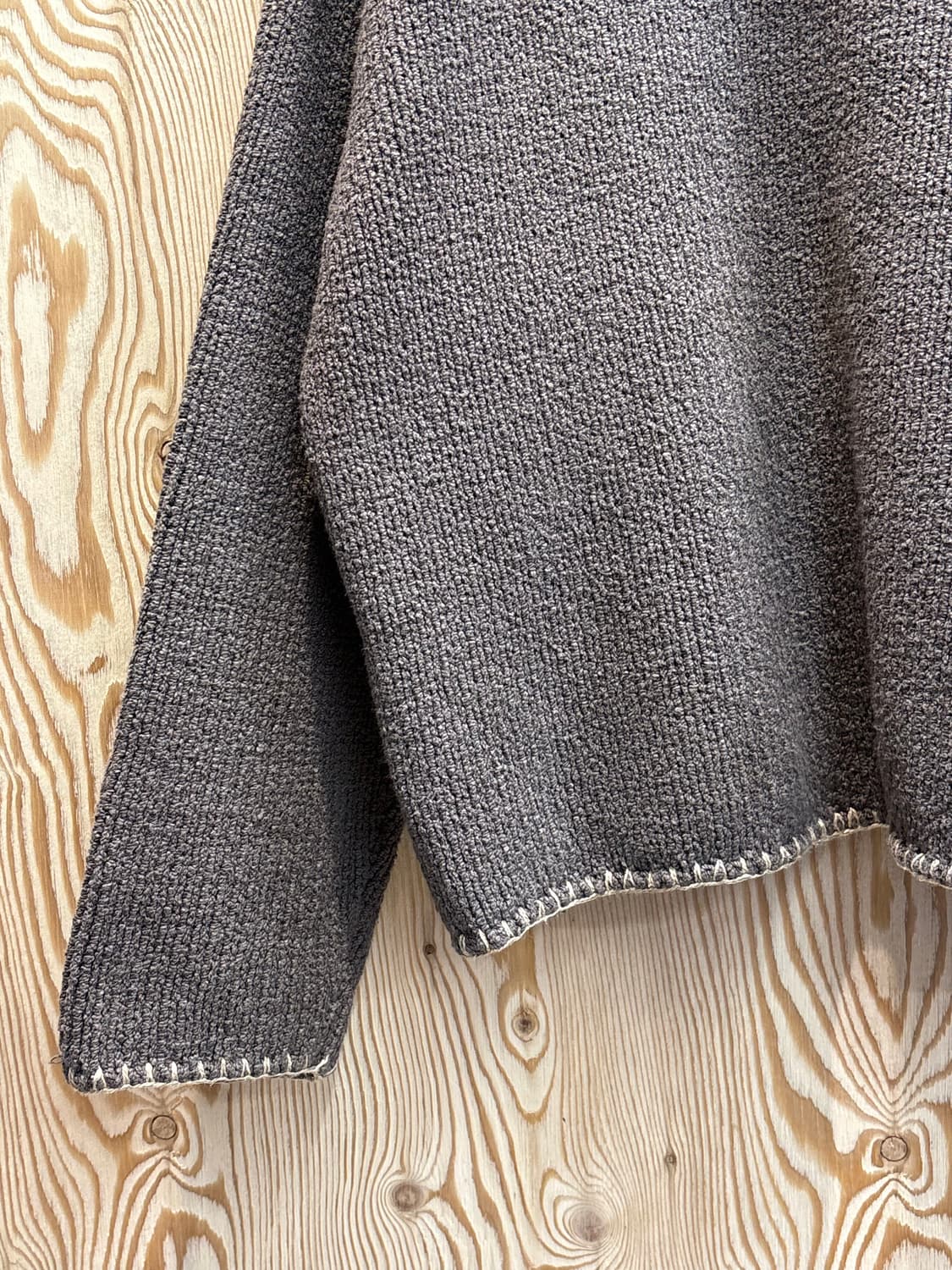 90s 돌체앤가바나 보트넥 스티치 니트 상품이미지3