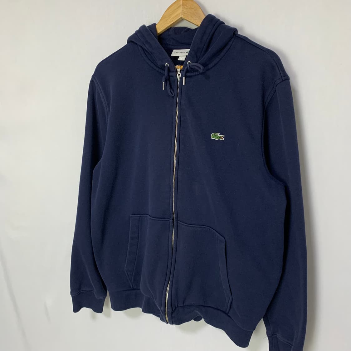 라코스테 네이비 후드집업 기모 여성 XL 남녀공용 남성 M 상품이미지2