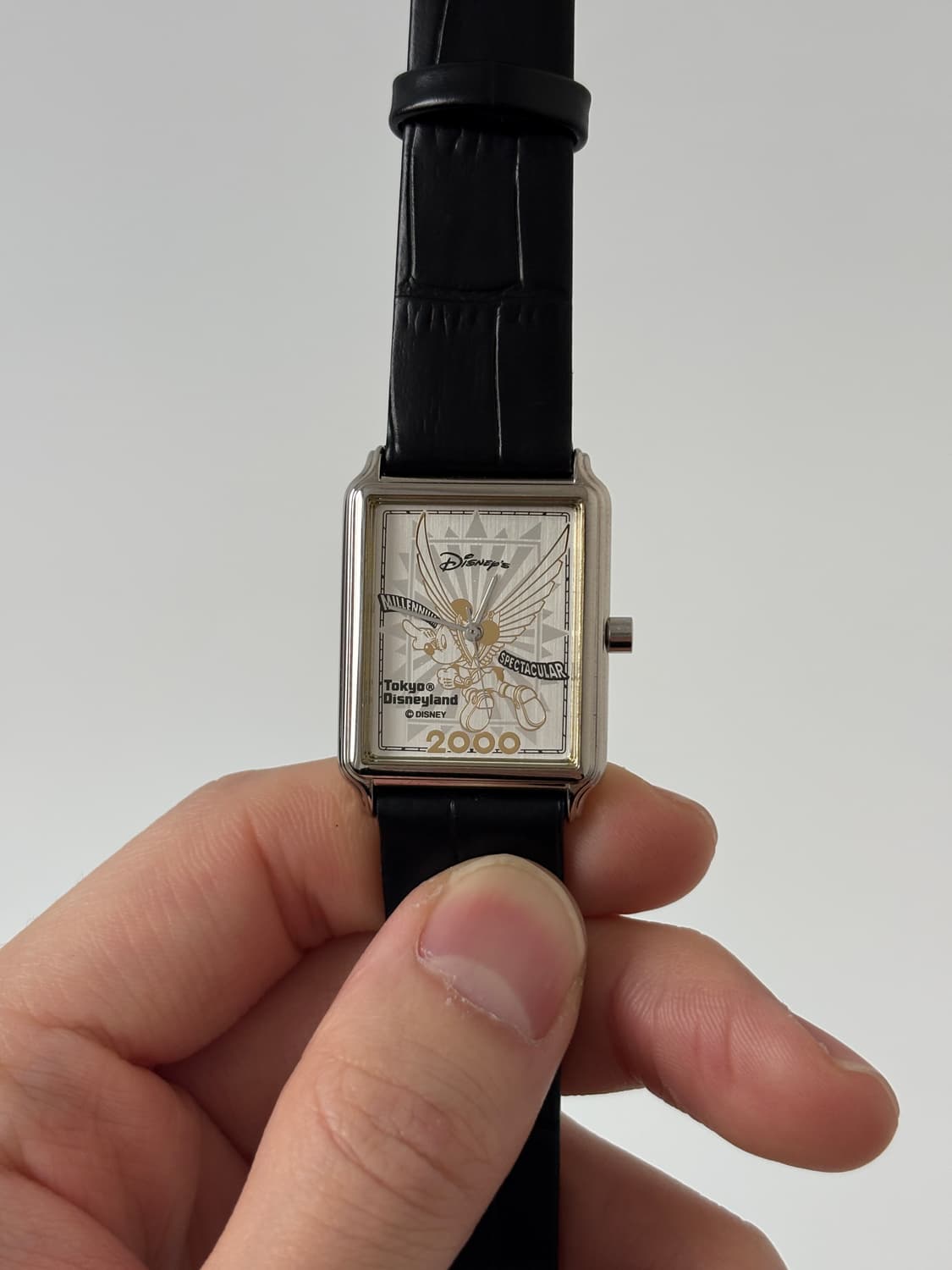 2000 Tokyo Disneyland Silver Tank Quartz 상품이미지3