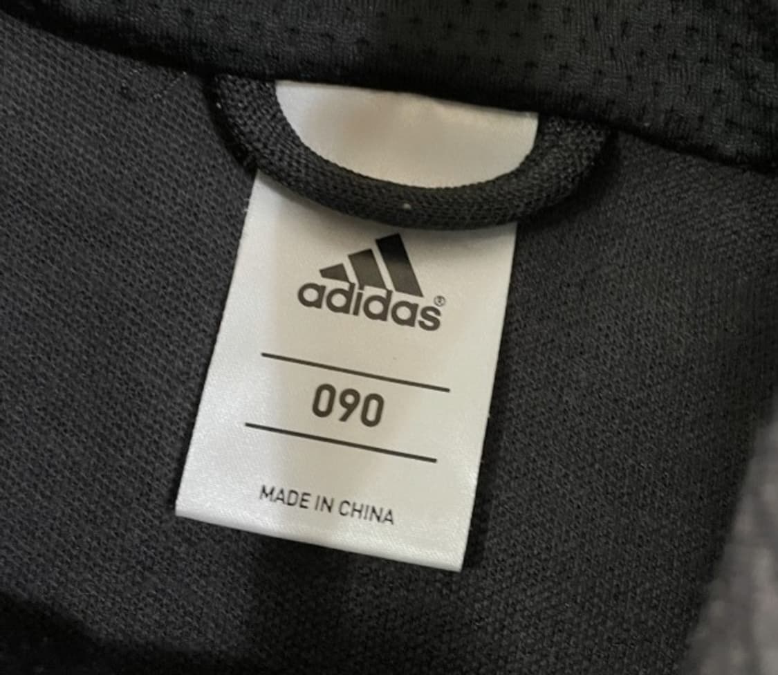아디다스 블랙 검흰 트랙탑 져지집업 90/S 상품이미지3