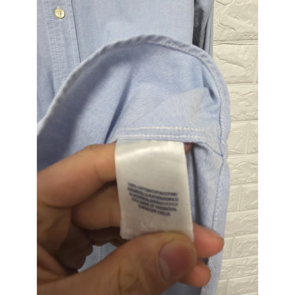 택포// 폴로 랄프로렌 하늘색 셔츠 16Y 상품이미지3