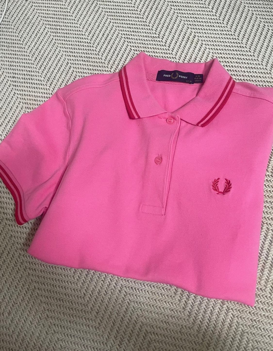 프레드페리 여성 반팔 카라 티셔츠 (S) 상품이미지1