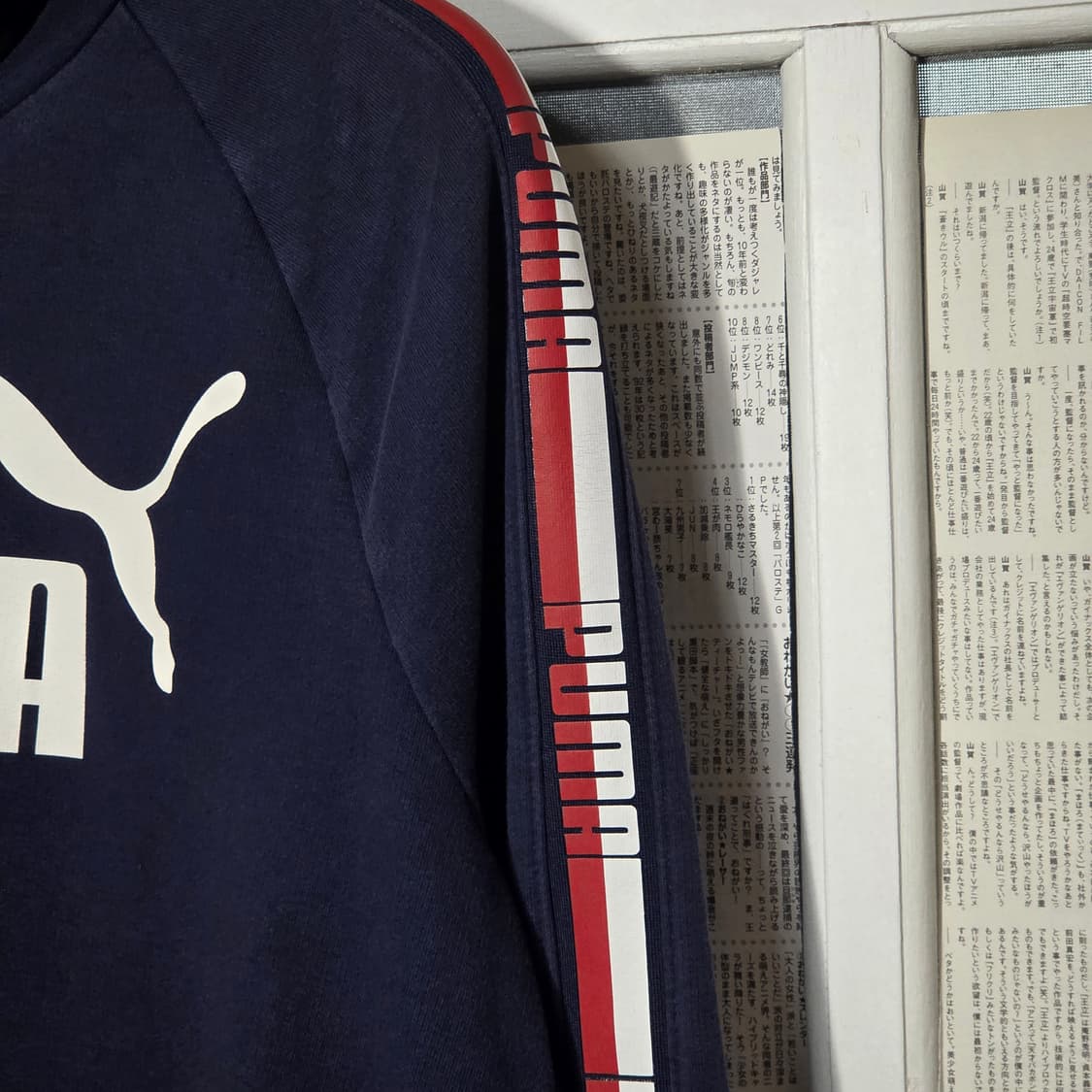 퓨마 네이비 사이드 트랙 라인 후드티 상품이미지4