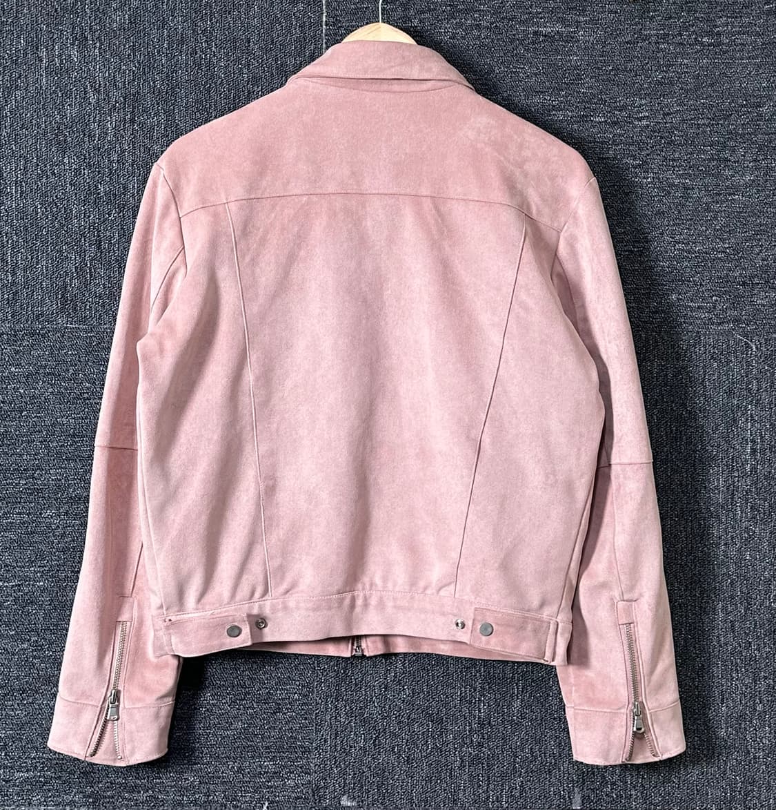 디자인 바이 영민 핑크 스웨이드 자켓 M 상품이미지2