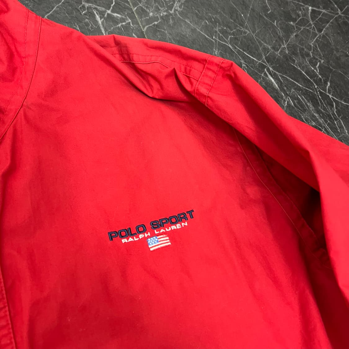 폴로랄프로렌 90s 스포츠 리버시블 블루종 자켓 상품이미지8