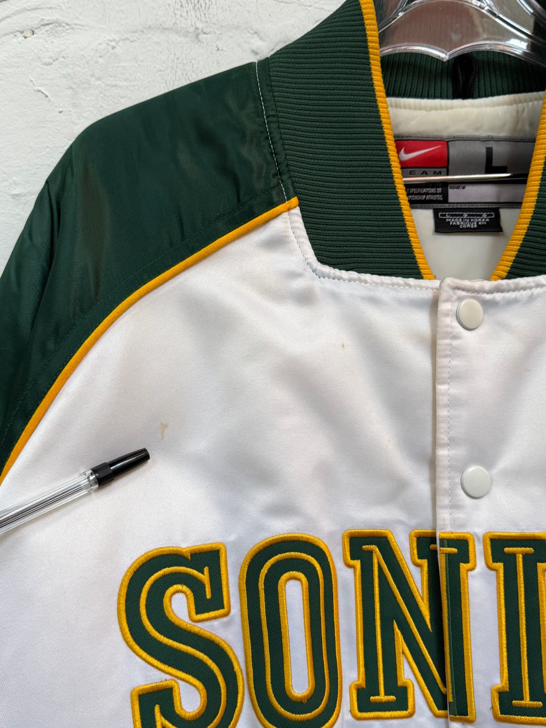 Nike 나이키 슈퍼소닉스 나일론 바시티 자켓 [L] 상품이미지4