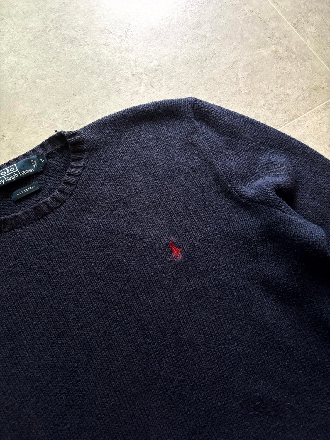 90's 폴로 랄프로렌 니트 스웨터 L(100~105) 상품이미지3