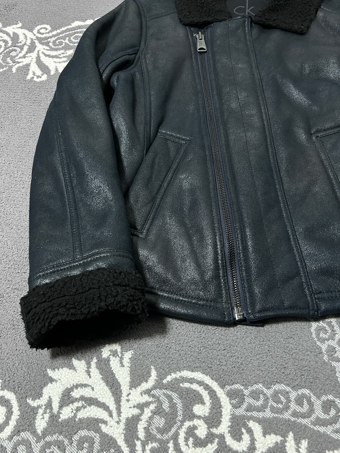 캘빈 클라인 진스 시어링 무스탕 자켓 상품이미지6