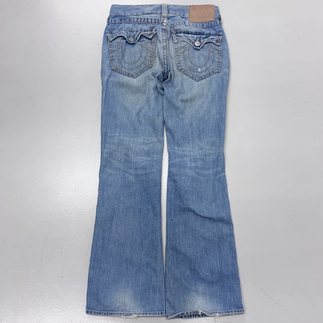 트루릴리전 Y2K 부츠컷 디스트레스드 로우라이즈 데님팬츠 상품이미지3